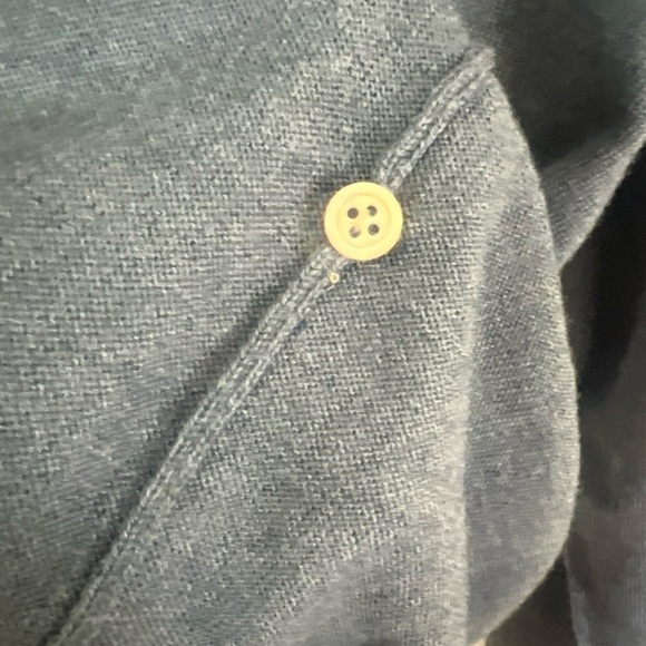 Brooks Brothers Blue Crewneck Sweater merino wool 312 - Picture 3 of 10